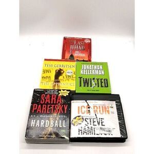 Audio Books on CD Abridged‎ Fiction Various Authors Drama Thriller Lot of 5